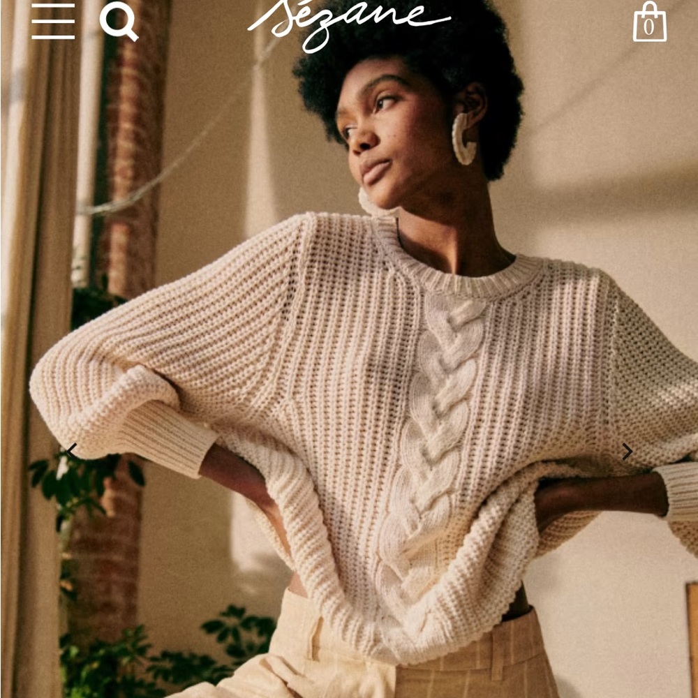 Sezane jazz jumper sweater